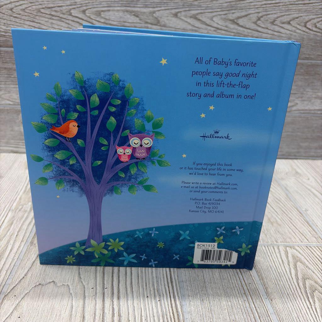 Look Who's Here To Say Goodnight A Peek-A-Book Album