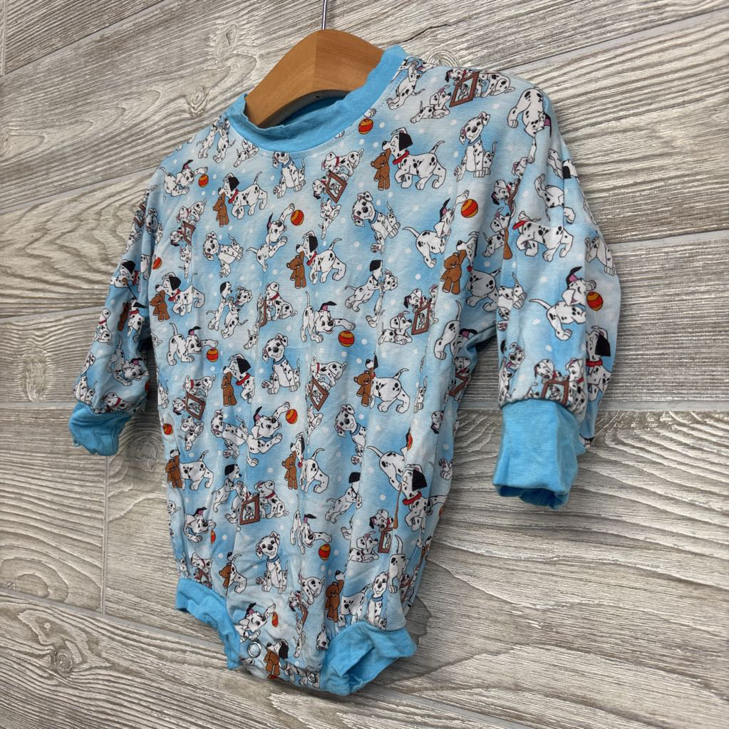 LS Bamboo Romper 101 Dalmatians 3-6M