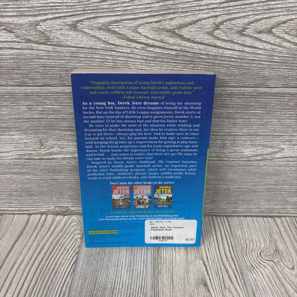 Derek Jeter The Contract Paperback Book