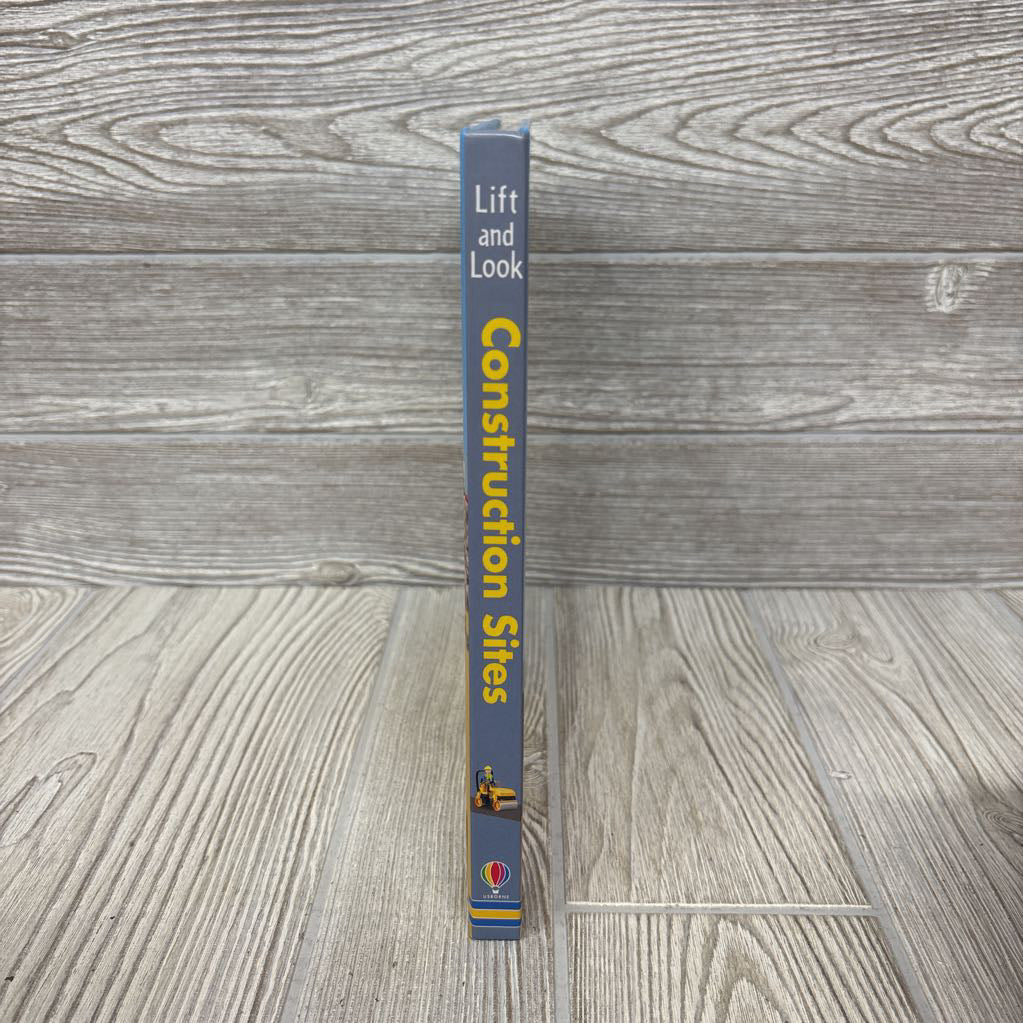 Usborne Lift And Look Construction Sites Board Book