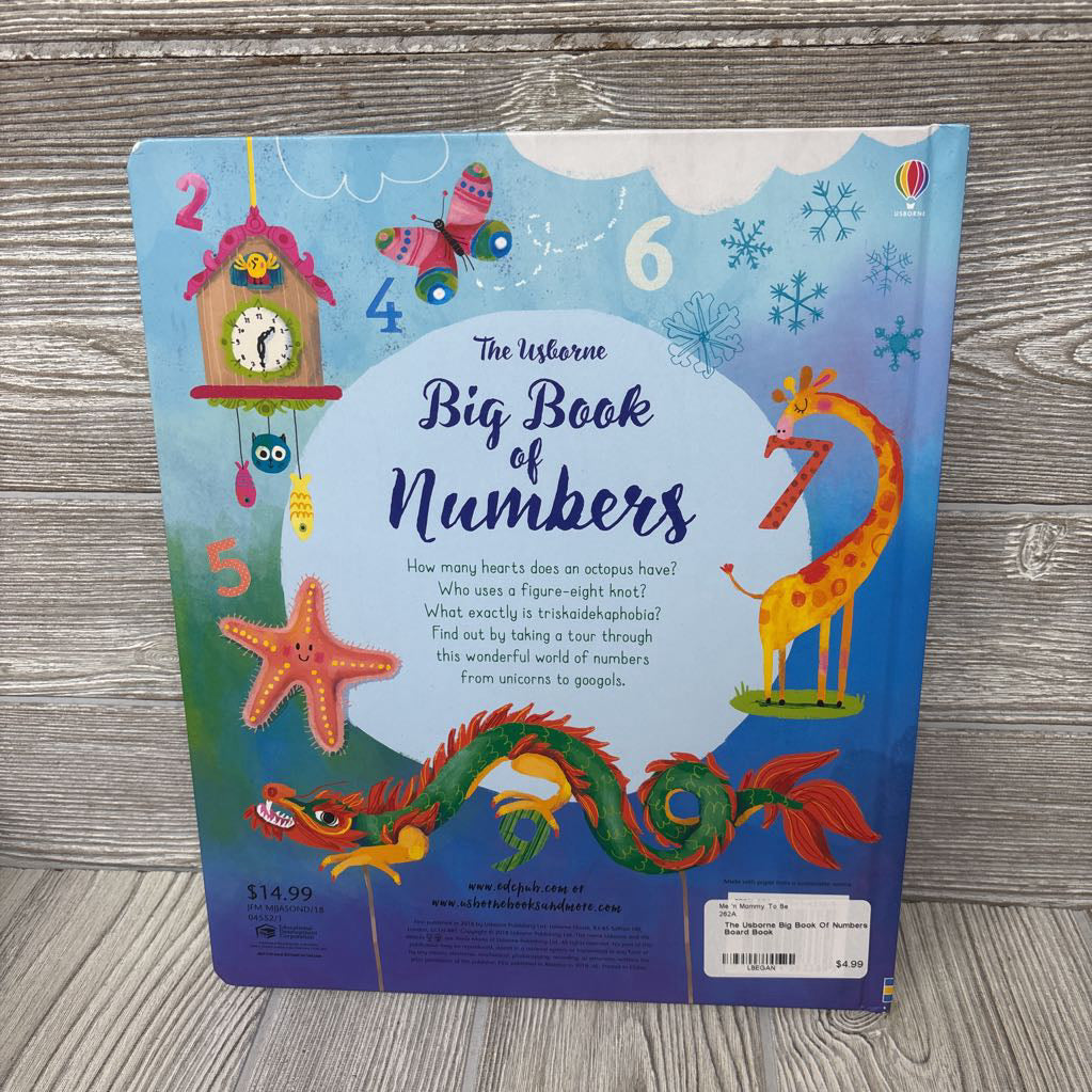 The Usborne Big Book Of Numbers Board Book