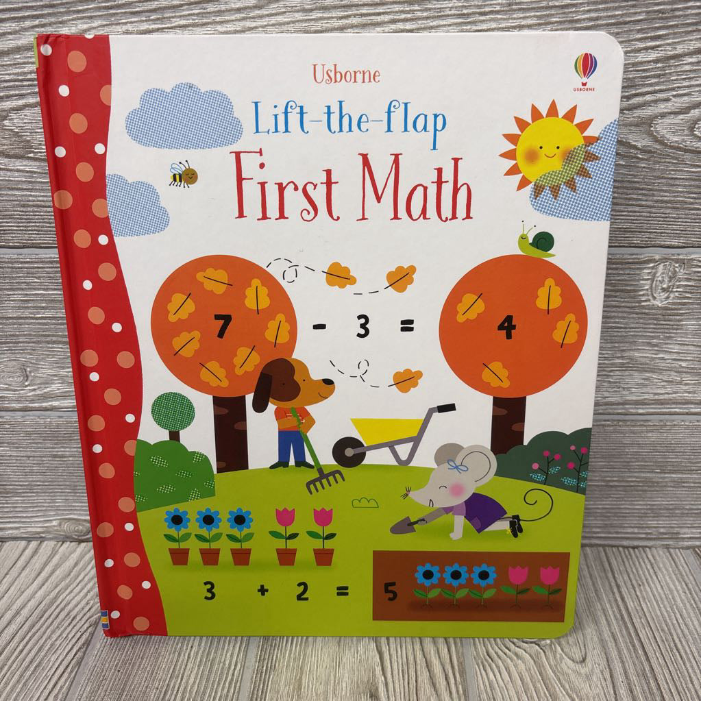 Usborne Lift-The-Flap First Math Board Book