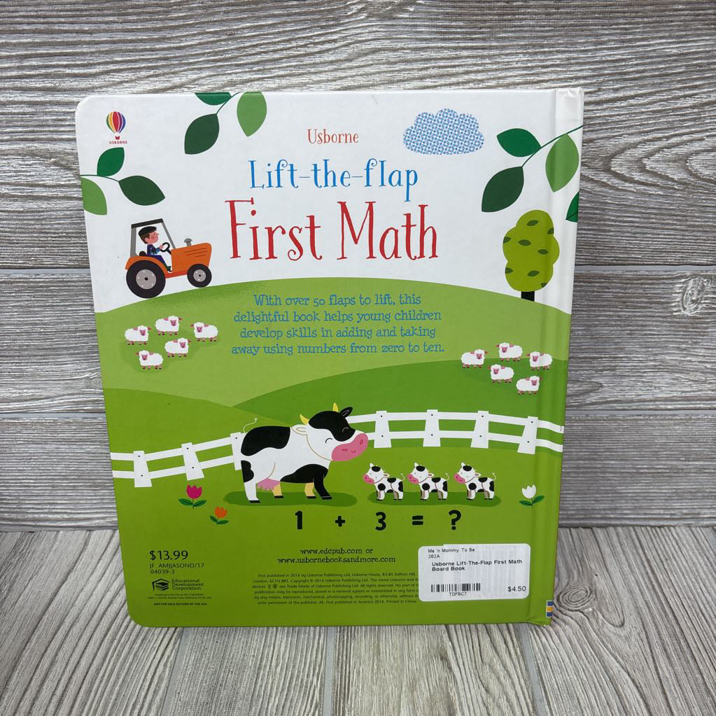 Usborne Lift-The-Flap First Math Board Book
