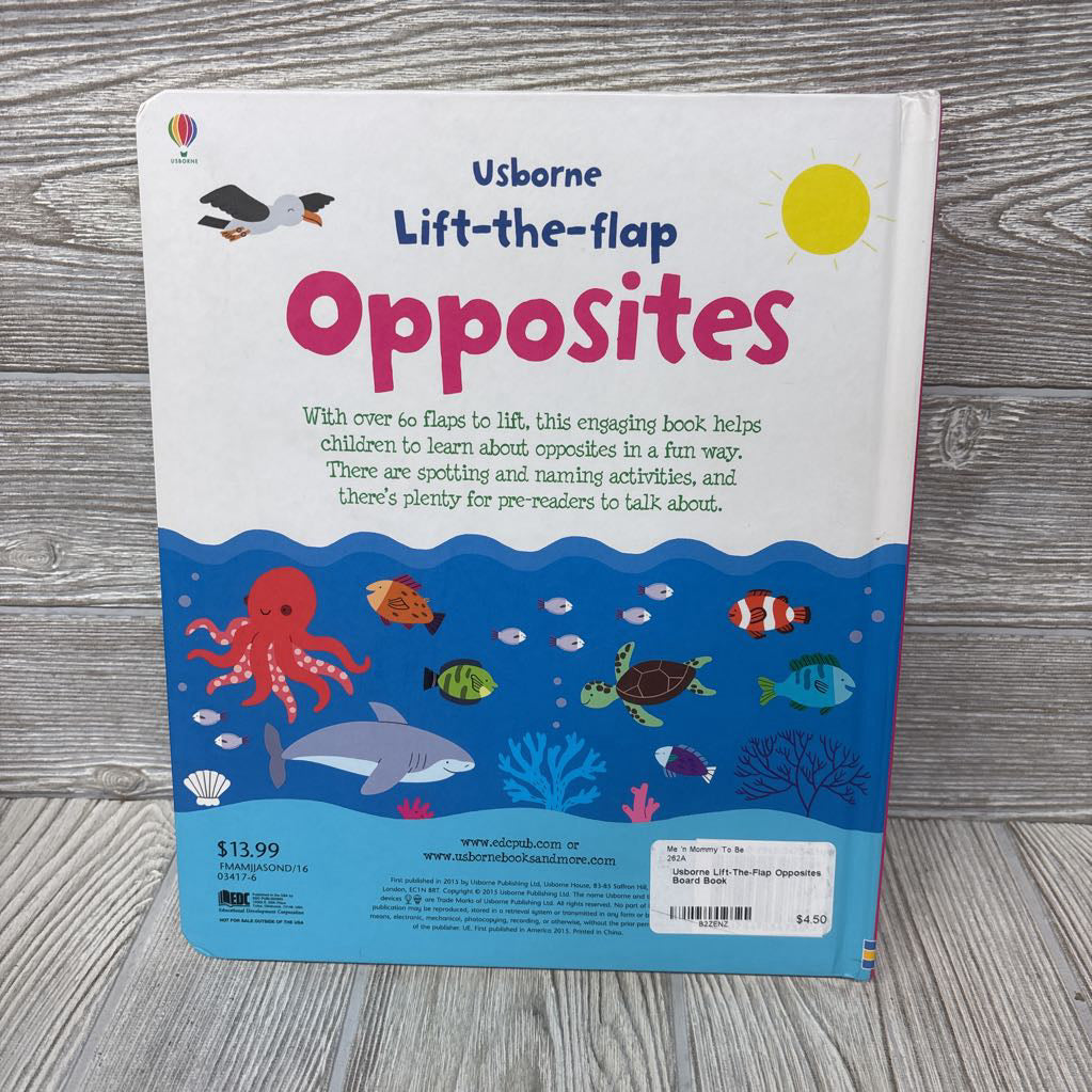 Usborne Lift-The-Flap Opposites Board Book