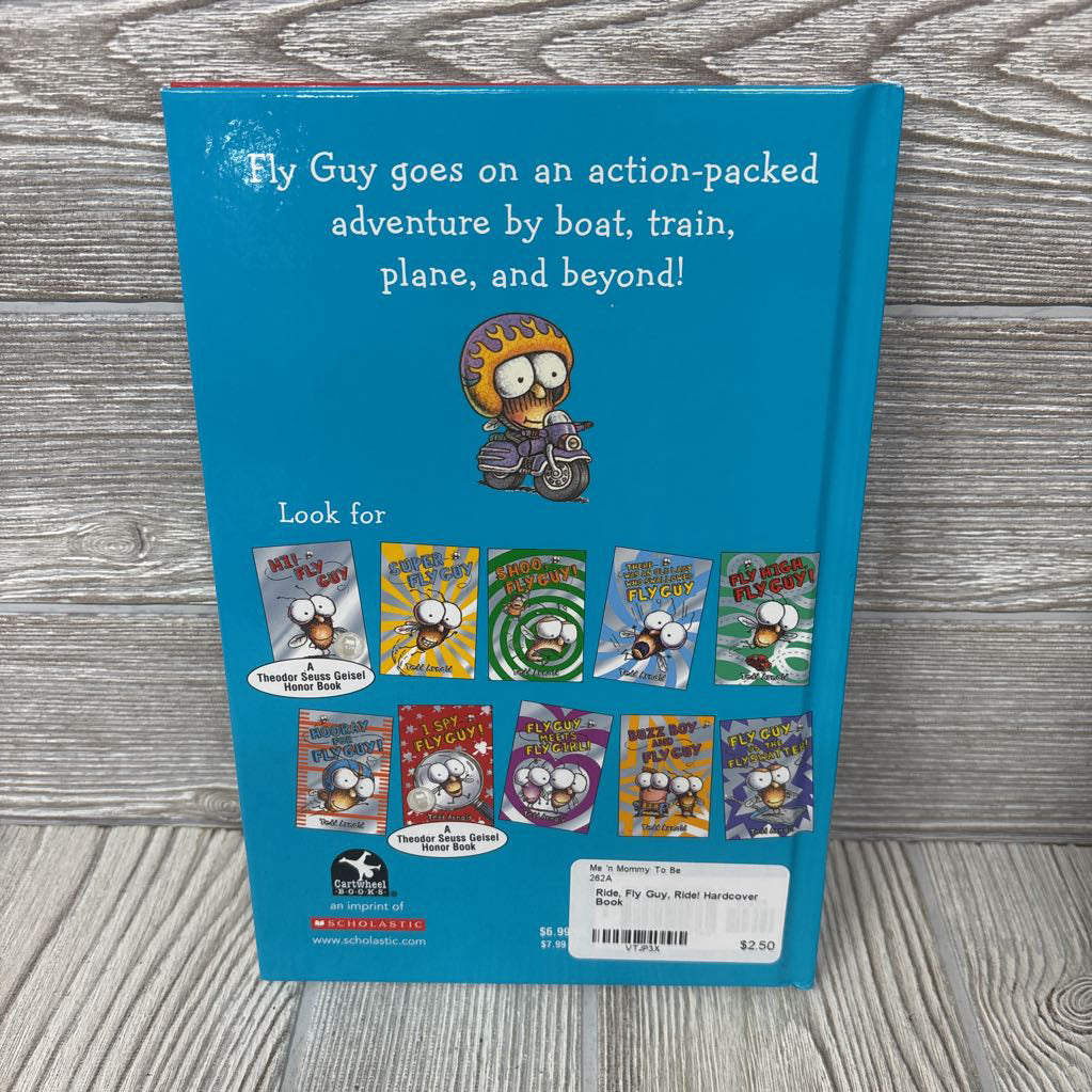 Ride, Fly Guy, Ride! Hardcover Book