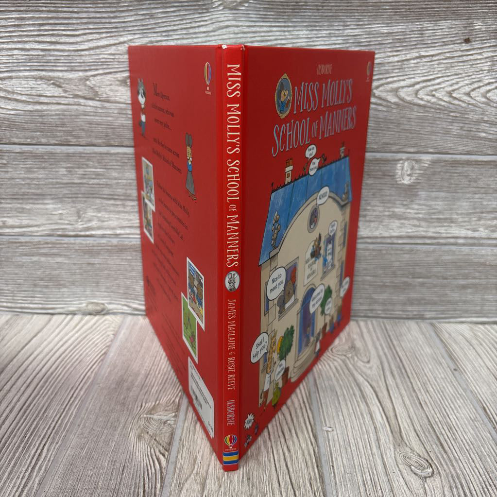 Usborne Miss Molly's School Of Manners Hardcover Book
