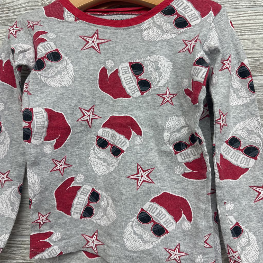 2 Pc LS PJs Santas Ho Ho Ho 5T