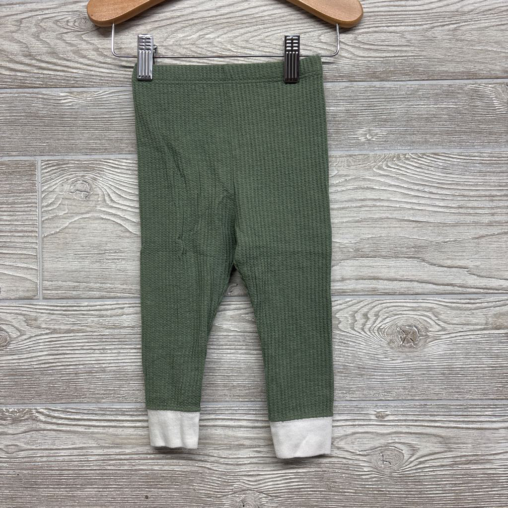 LS Waffle Knit Shirt & Pants 12M