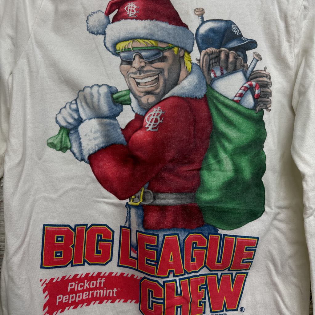 LS Shirt Big League Chew 1980 Santa 13-14