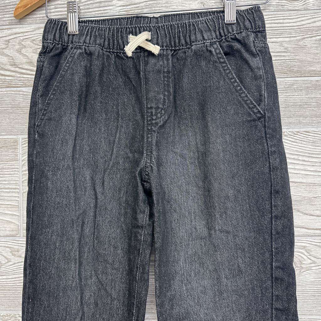 Pull On Drawstring Straight Jeans 10