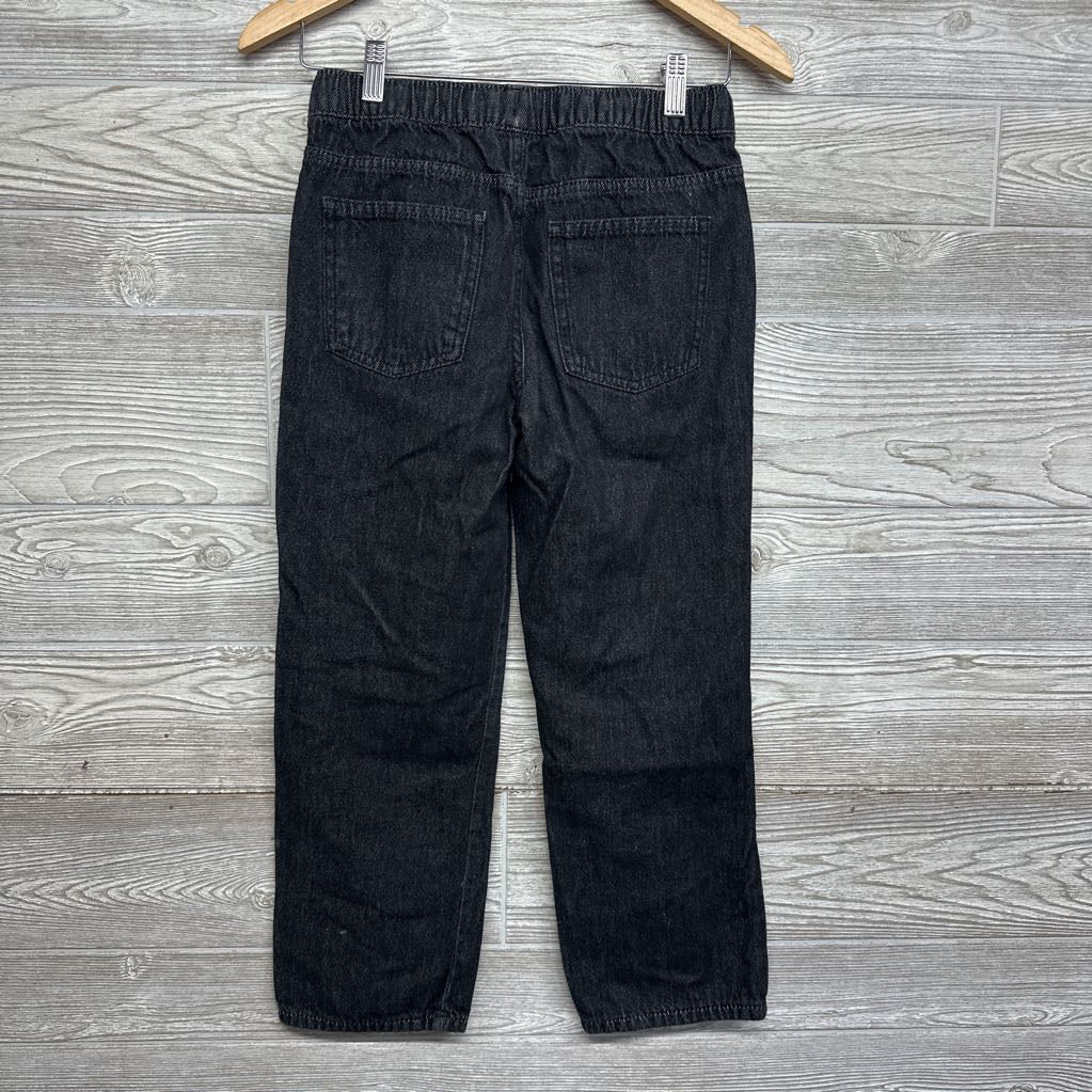 Pull On Drawstring Straight Jeans 10