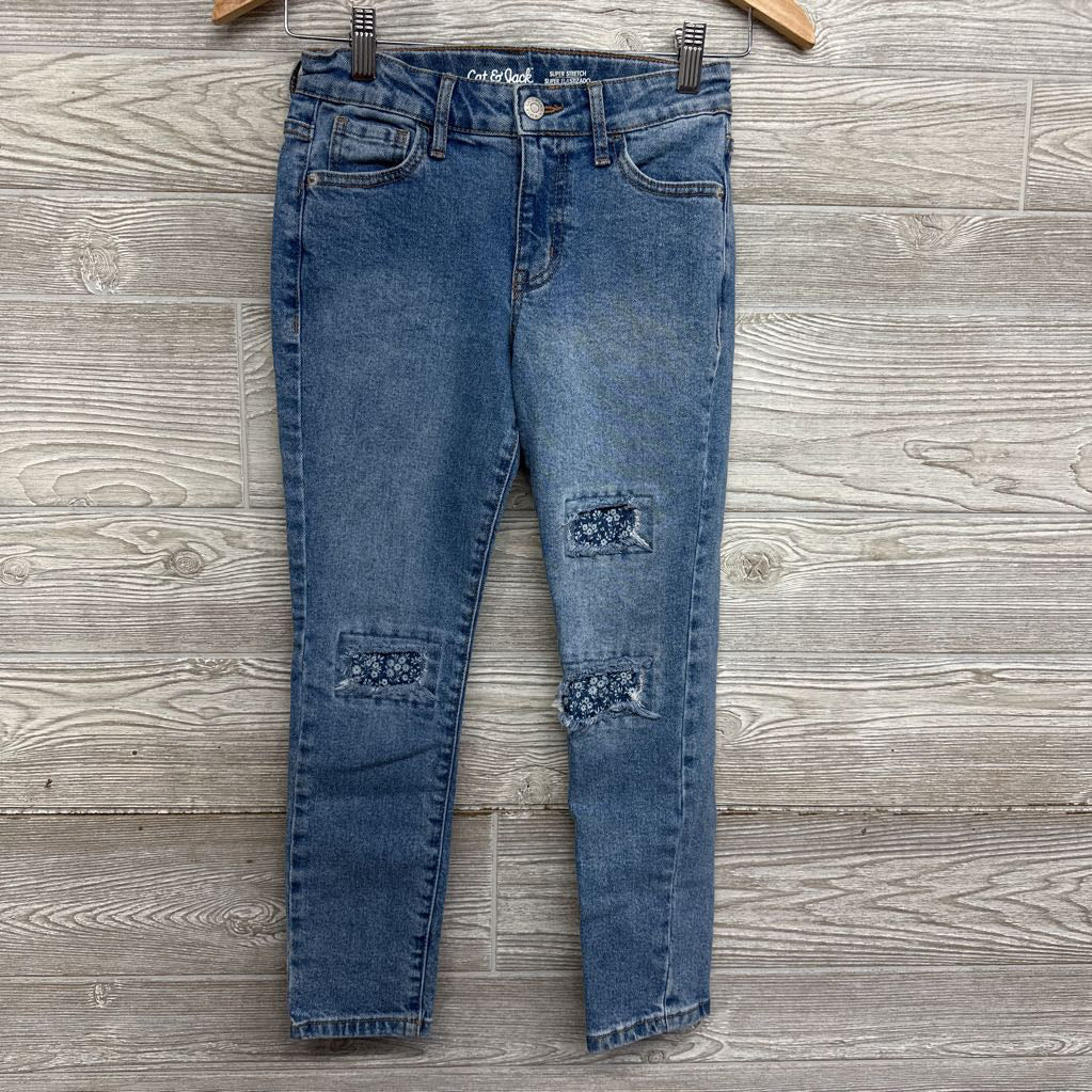 Skinny Jeans Flower Patches 10