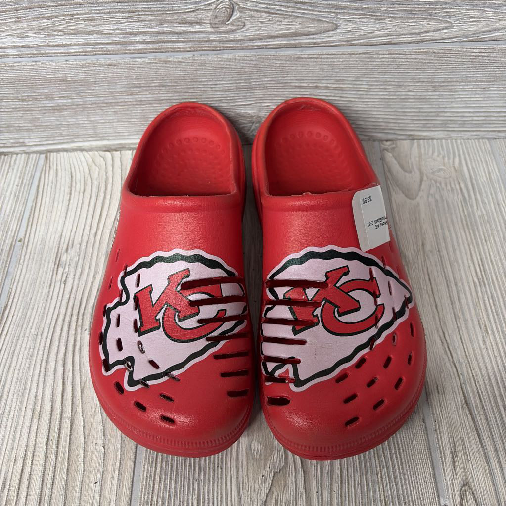 Slip On Clog Shoes KC Chiefs 2-3Y