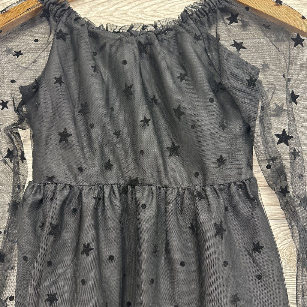 LS Layered Sheer Dress Stars 8