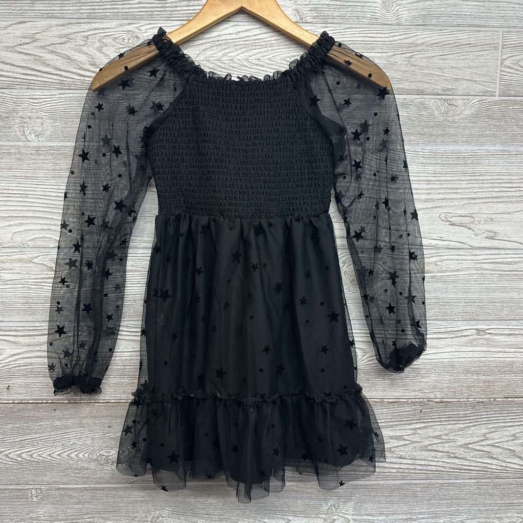 LS Layered Sheer Dress Stars 8