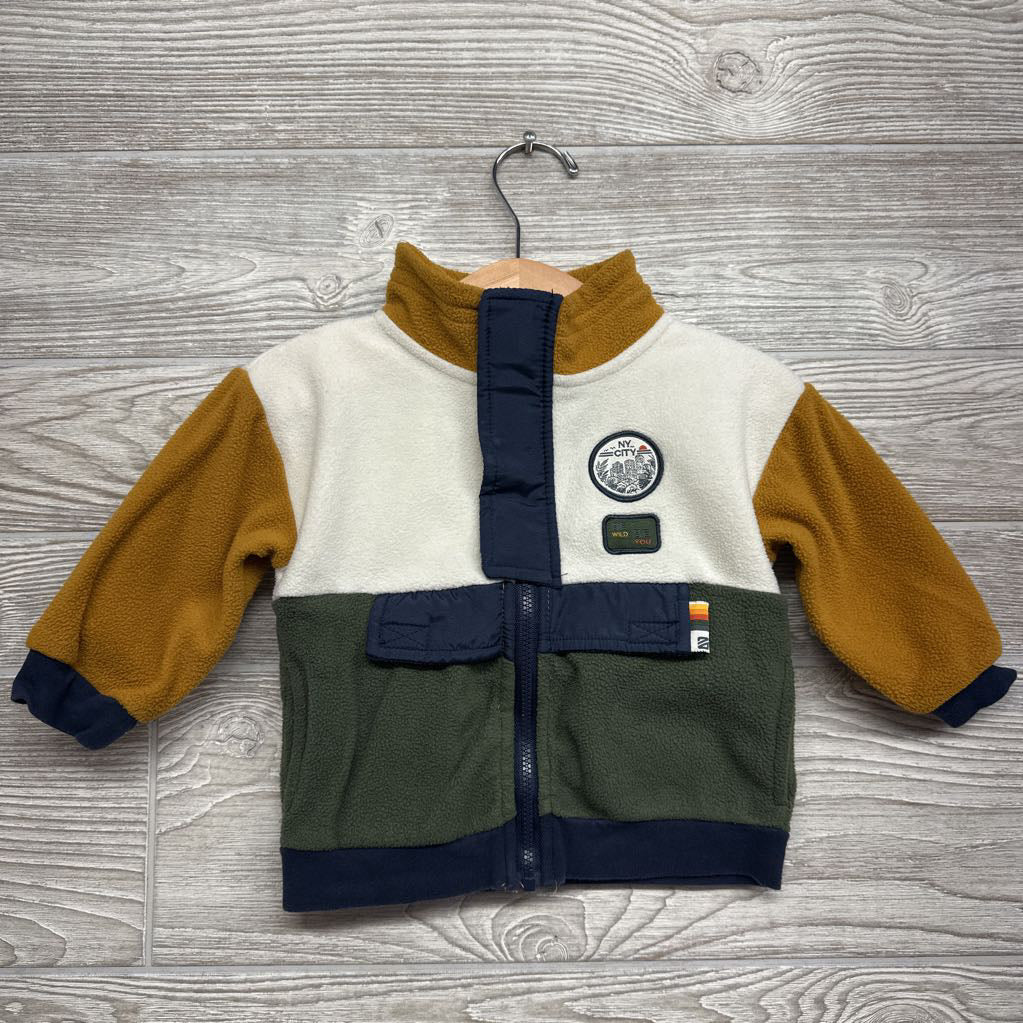 Full Zip Fleece Pullover NY City Be You 12M