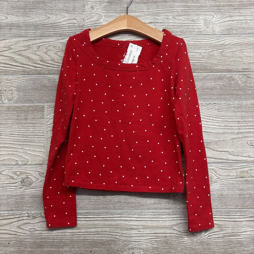 LS Square Neck Shirt Dots 8