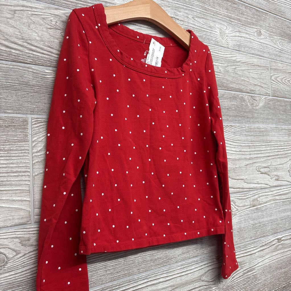 LS Square Neck Shirt Dots 8