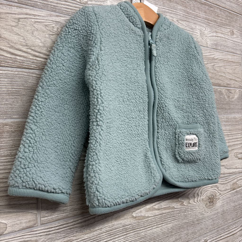 Full Zip Plush Jacket Ready To Explore 24M