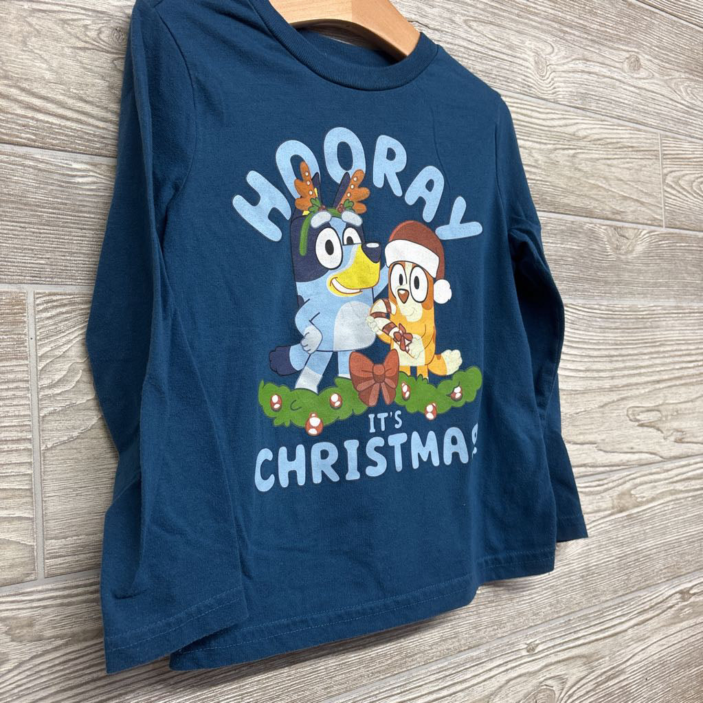 LS Shirt Hooray It's Christmas Bluey Bingo 4