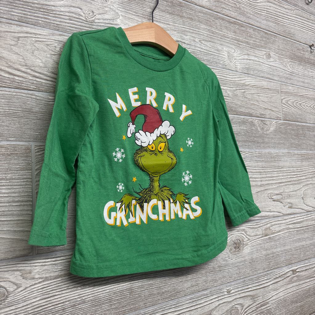 LS Shirt Merry Grinchmas 3T