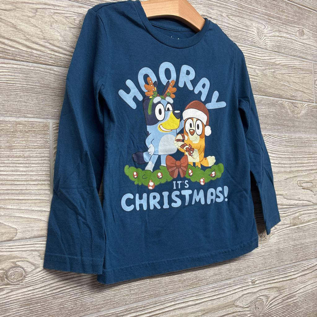 LS Shirt Hooray It's Christmas Bluey Bingo 4