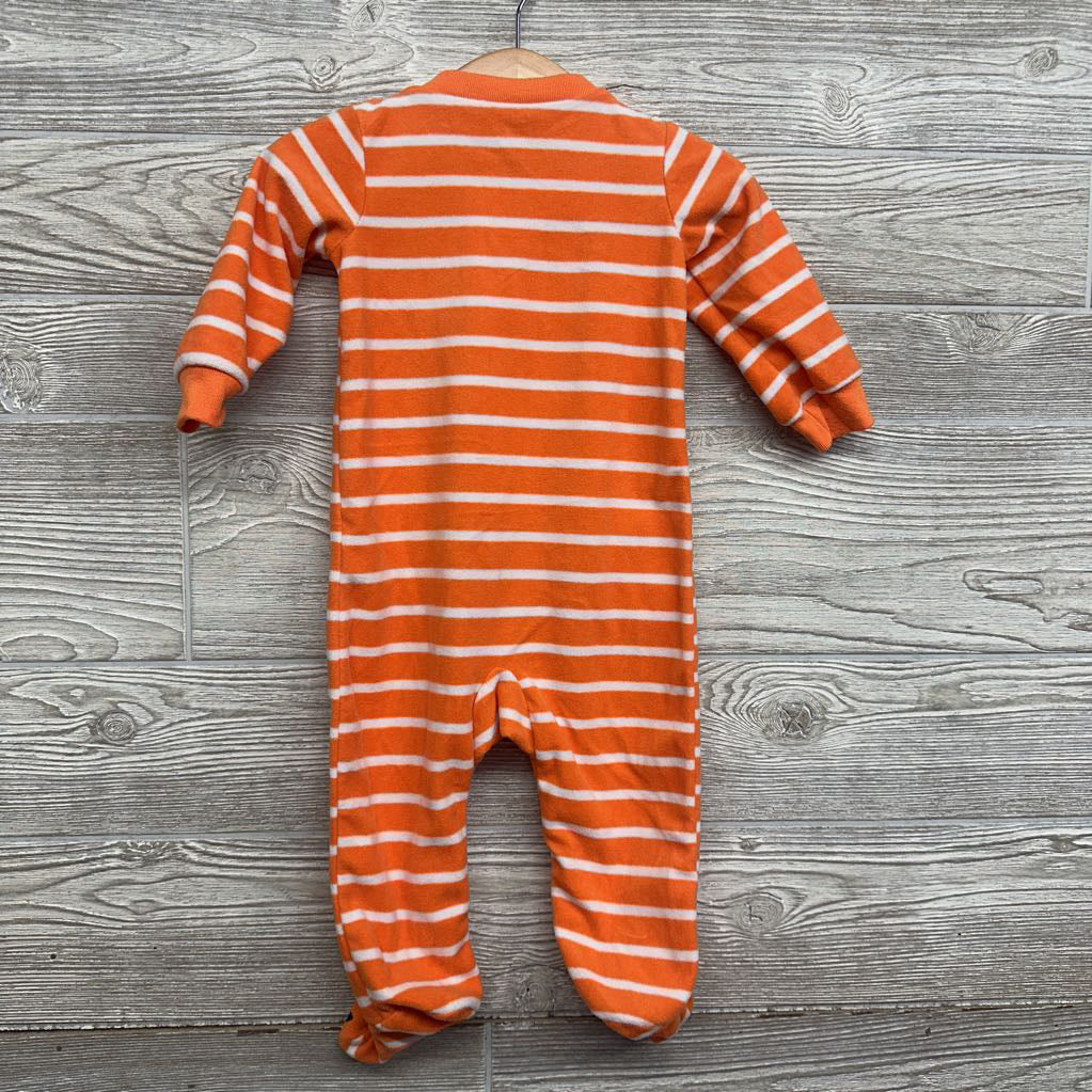Blanket Sleeper Stripes Pumpkin 9M