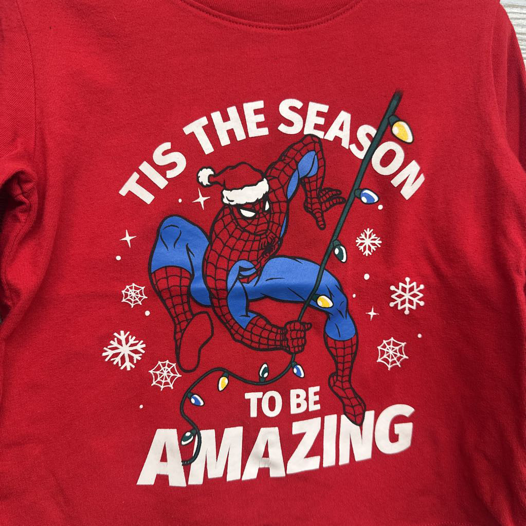LS Shirt Tis The Season To Be Amazing Spider-Man 3T
