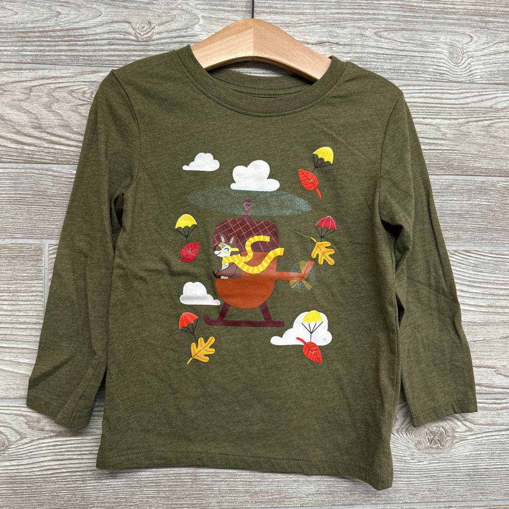 LS Shirt Squirrel Acorn Helicopter 4T
