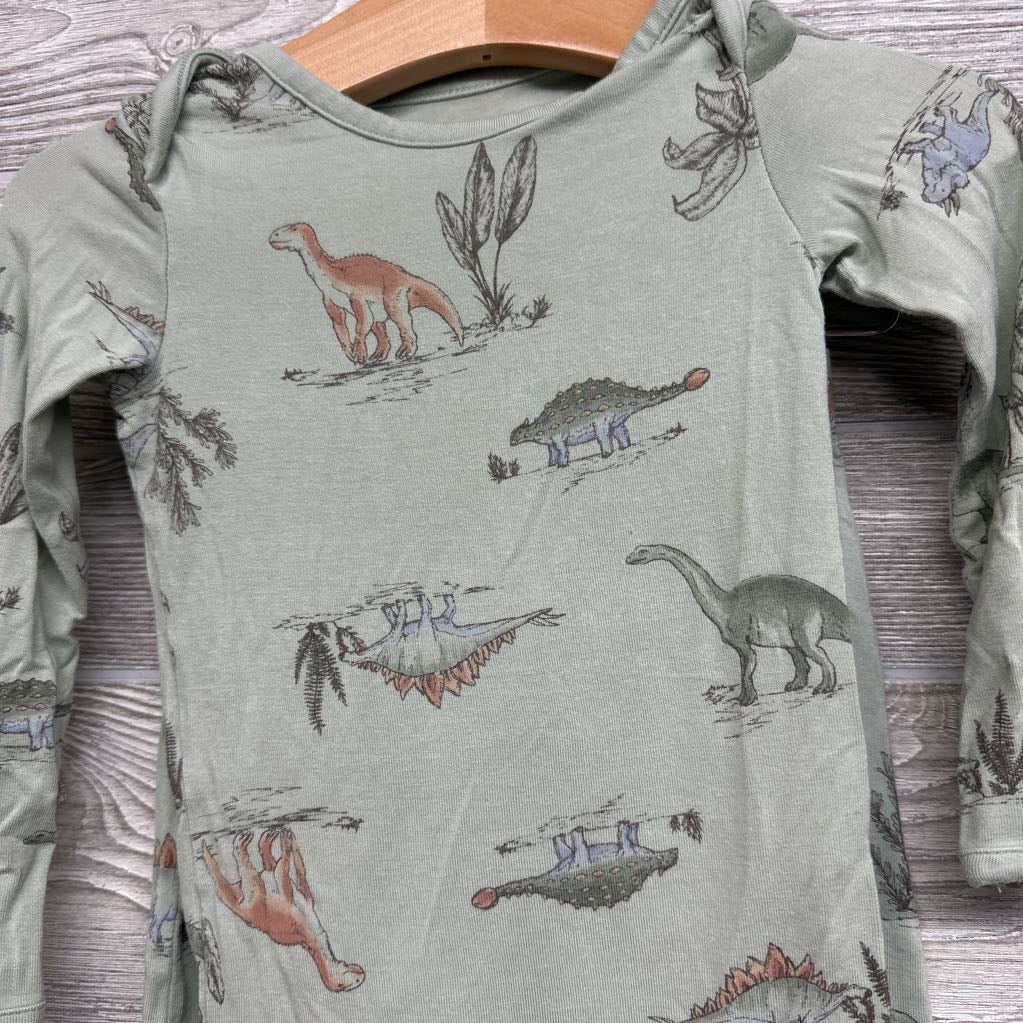 LS Purely Soft Bodysuit & Pants Dinosaurs 9M