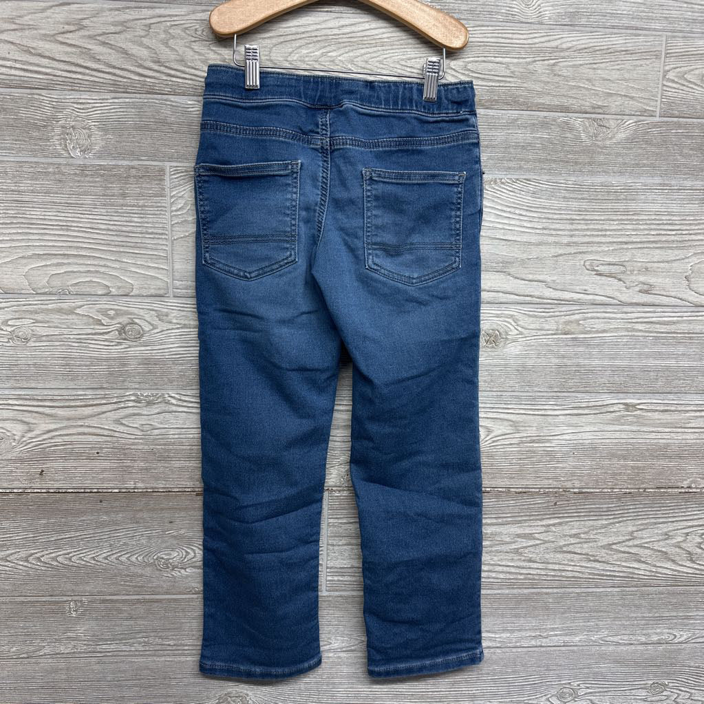 Pull On Drawstring Knit Jeans 8