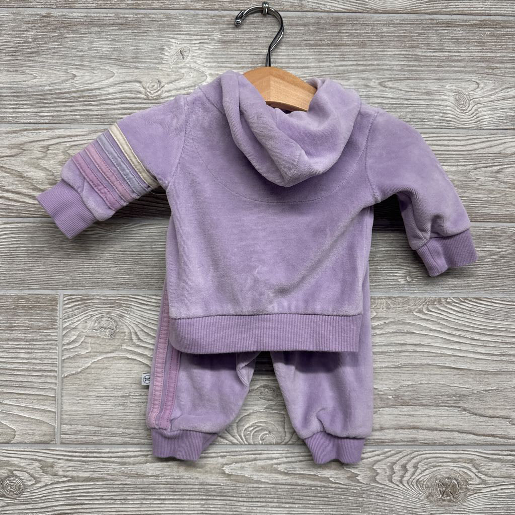 Velour Hoodie & Joggers Side Stripes NB