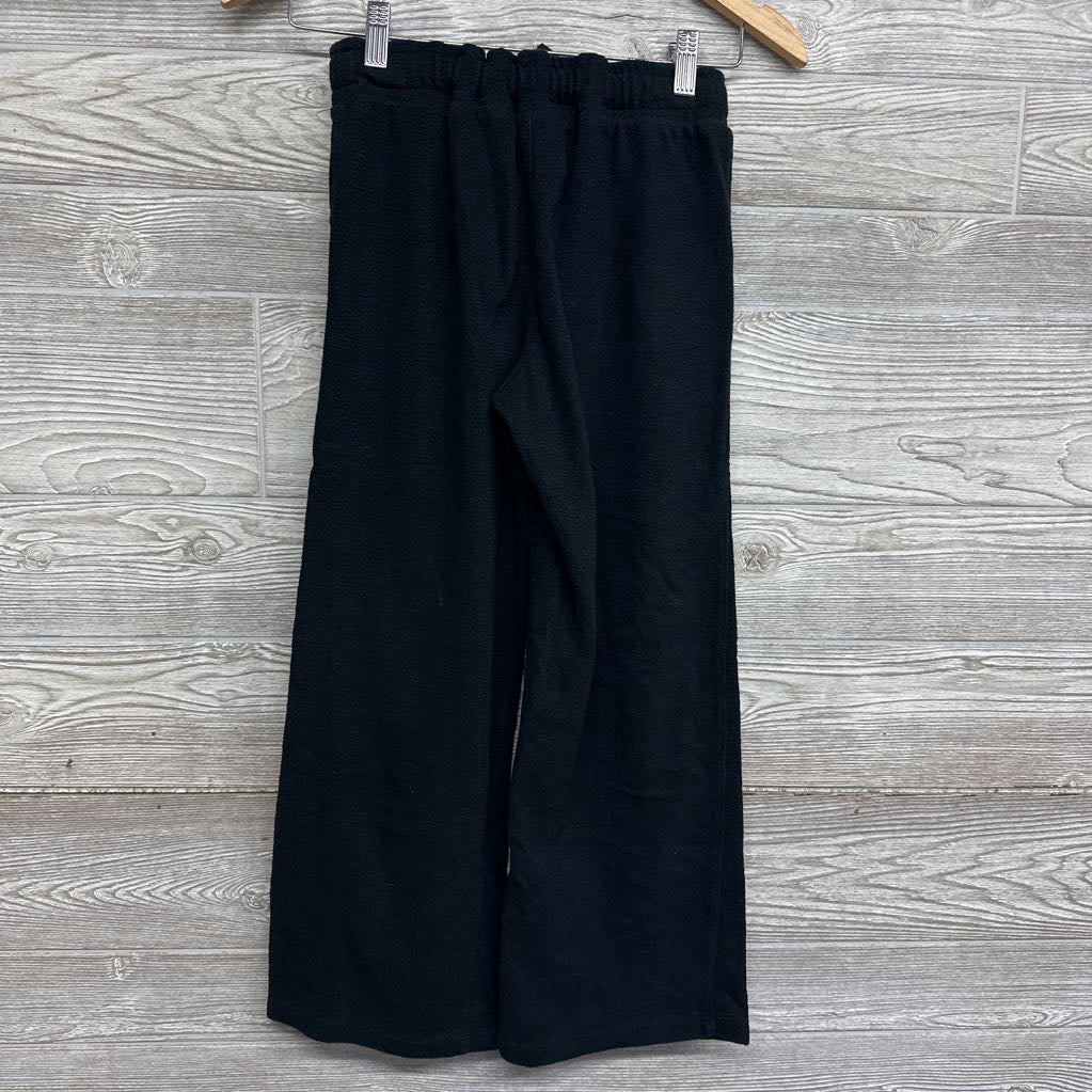 Textured Wide Leg Drawstring Pants 10-12