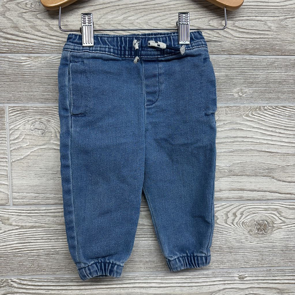 Pull On Denim Joggers 6-9M