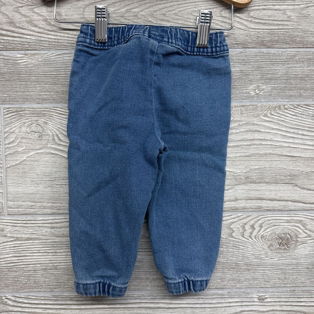 Pull On Denim Joggers 6-9M