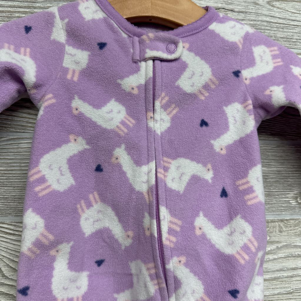 Blanket Sleeper Llamas Hearts 0-3M