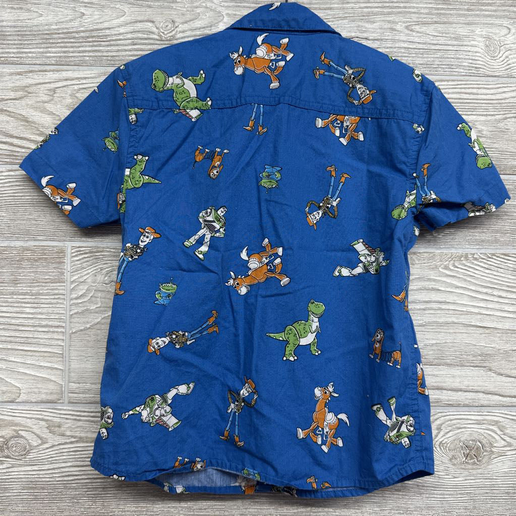 SS Button Up Shirt Chacters 5t