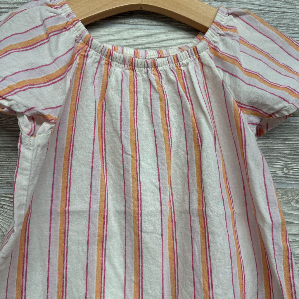 Flutter Sleeve Shirt Stripes 4t