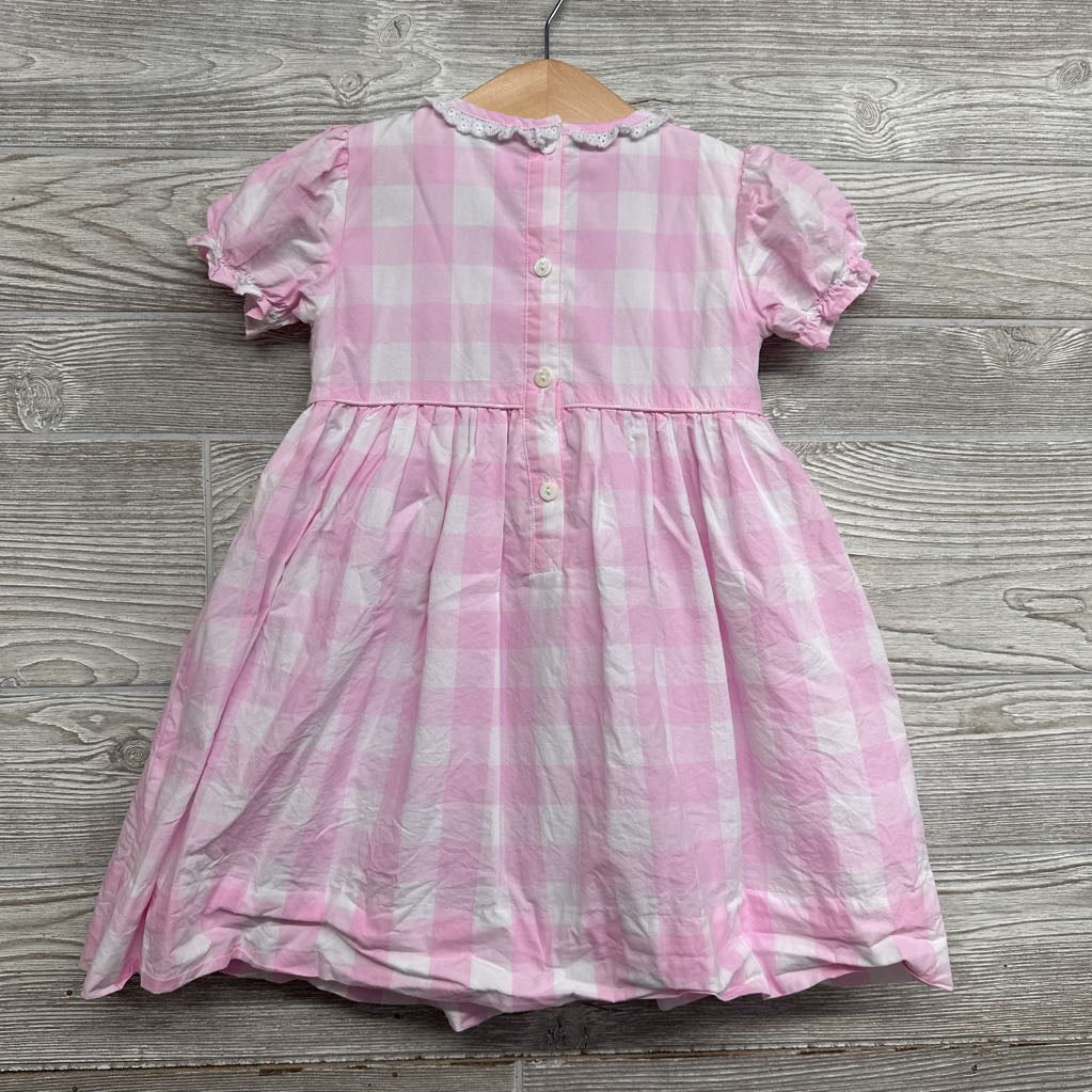 Gingham Smocked Apple Dress 5