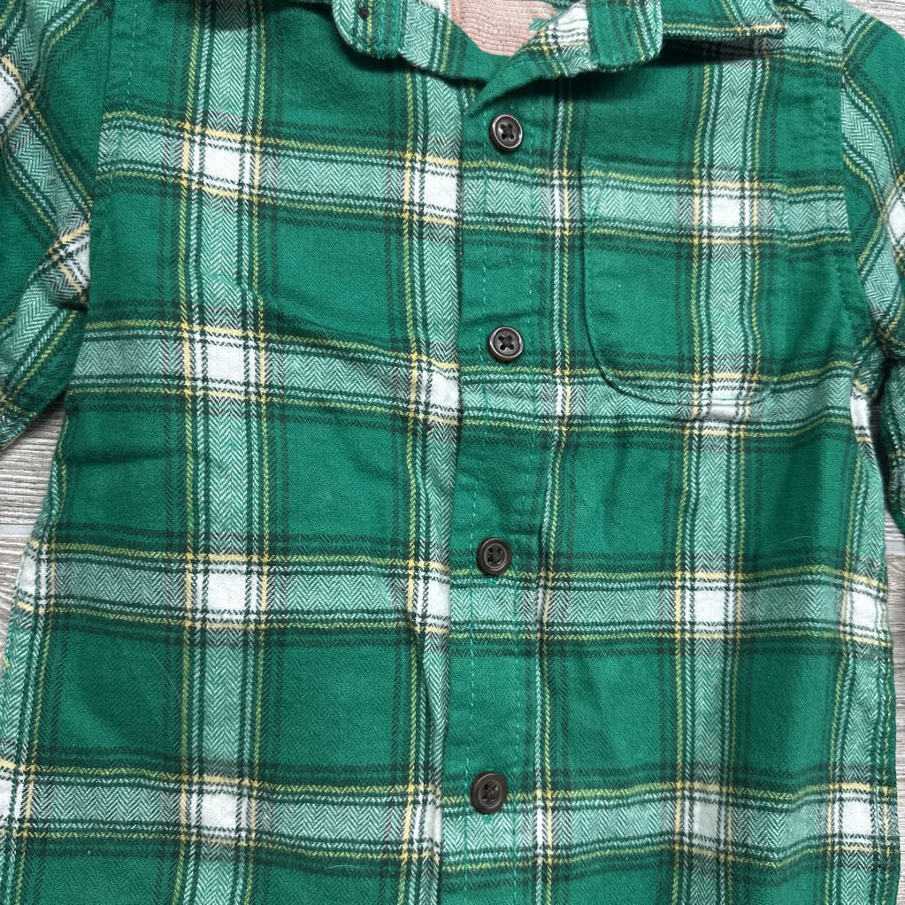 NEW Plaid Button Up Shirt 18M