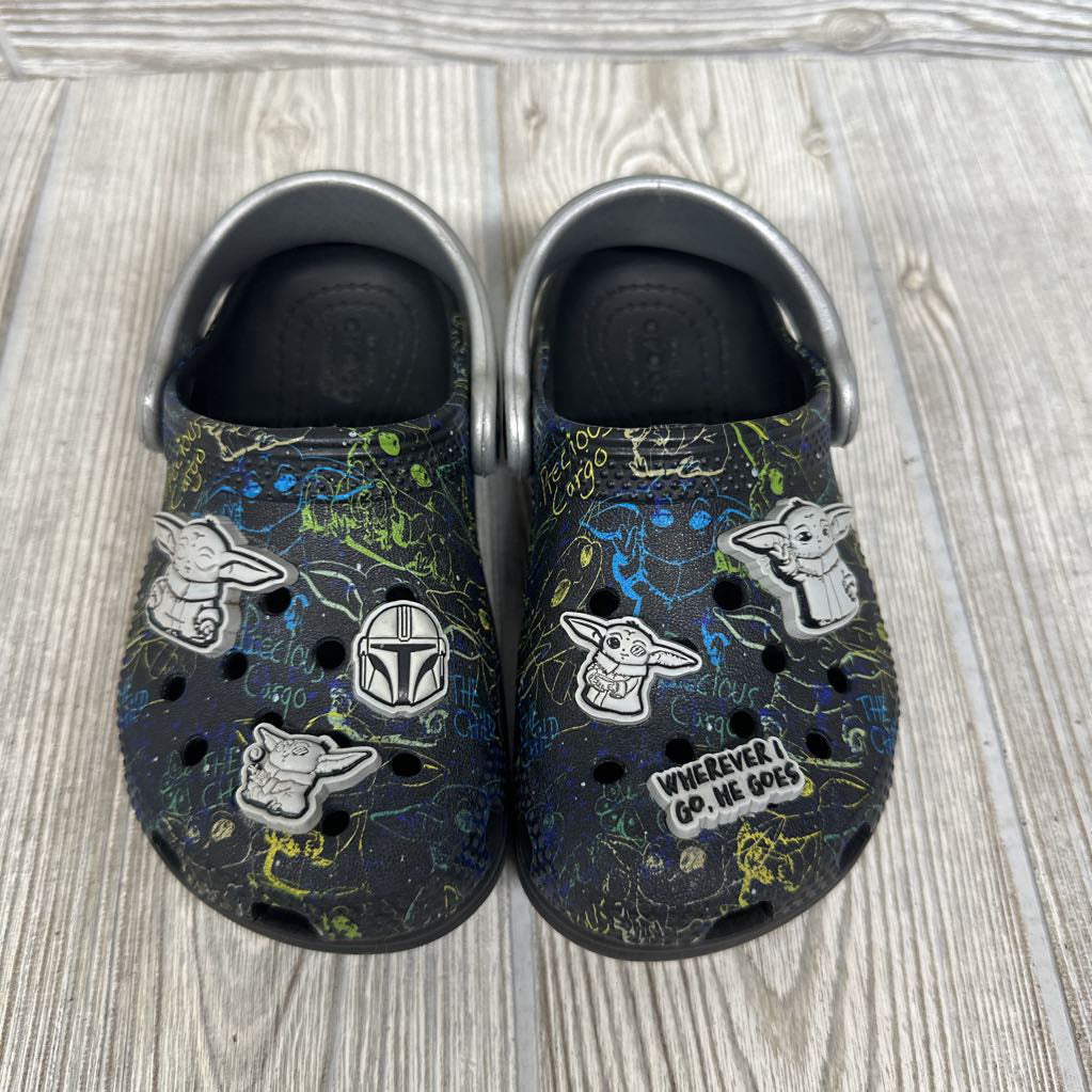 Clog Shoes Star Wars W/ Grogu Charms 8c