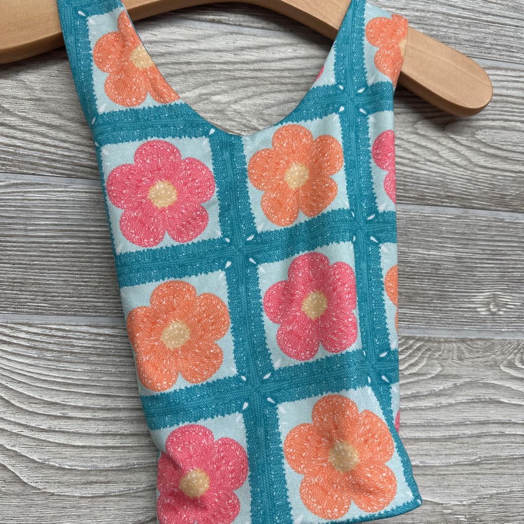 Halter Top W/ Back Tie Flowers 2t