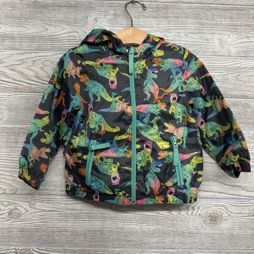 Boys Light Weight Jacket Dinosaurs 2t