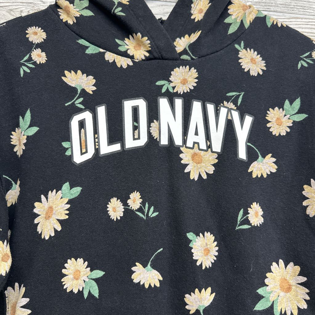 Crop Hooded Sweatshirt Sun Flowers 8