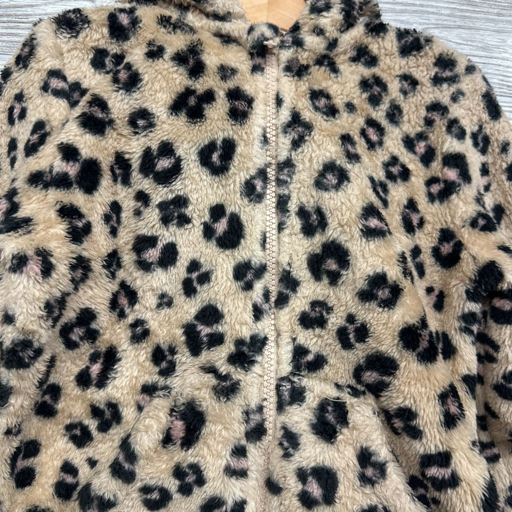Plush Jacket Animal Print 5t