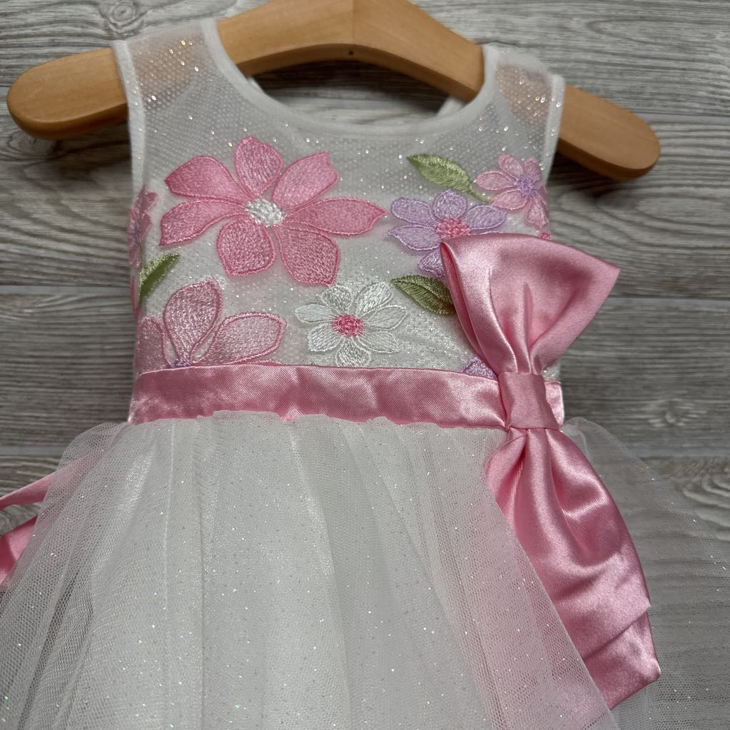 NEW Tulle Dress Embroidered Flowers 2t