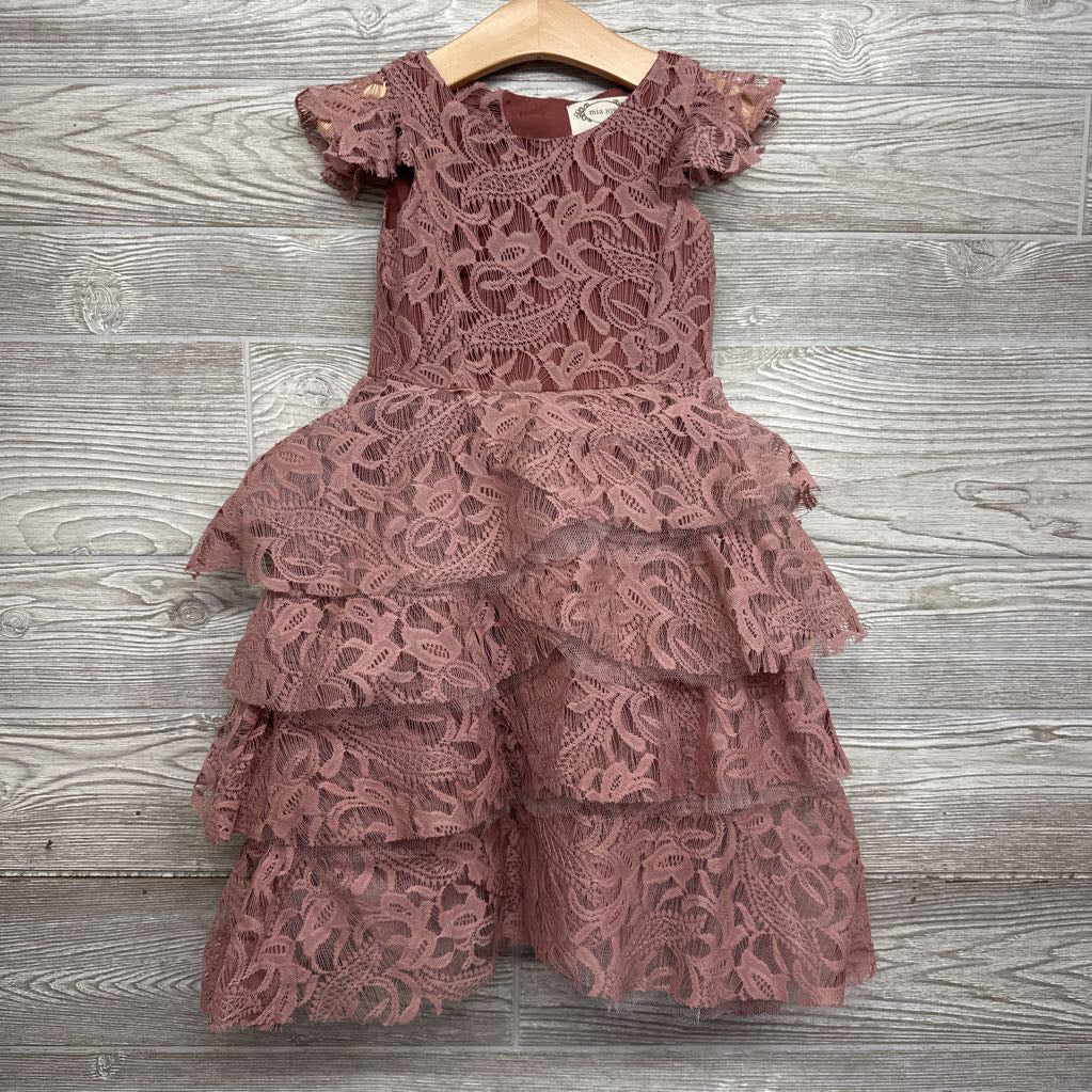 Tiered Macrame Tulle Dress 2