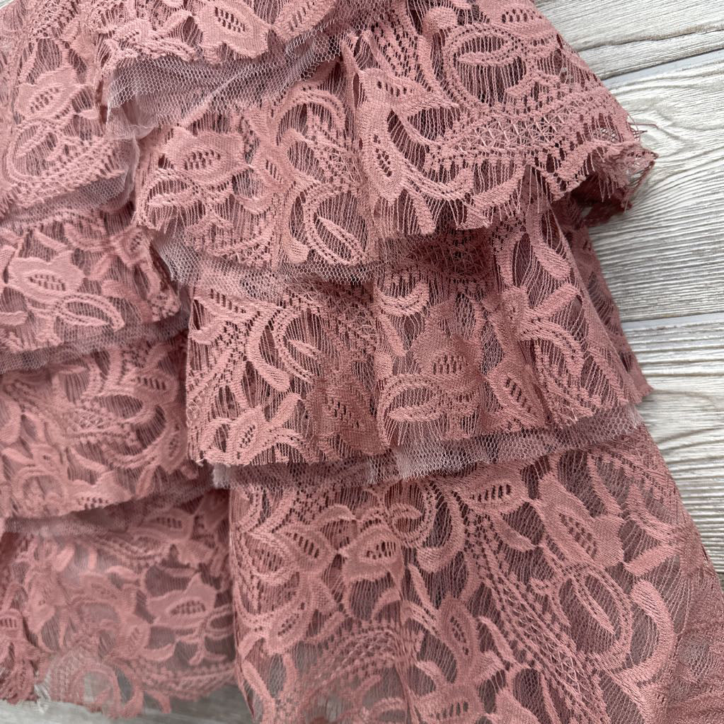 Tiered Macrame Tulle Dress 2