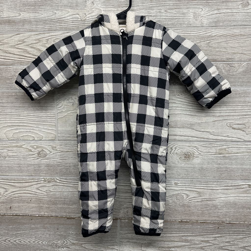 Buffalo Plaid Snowsuit 3-6M