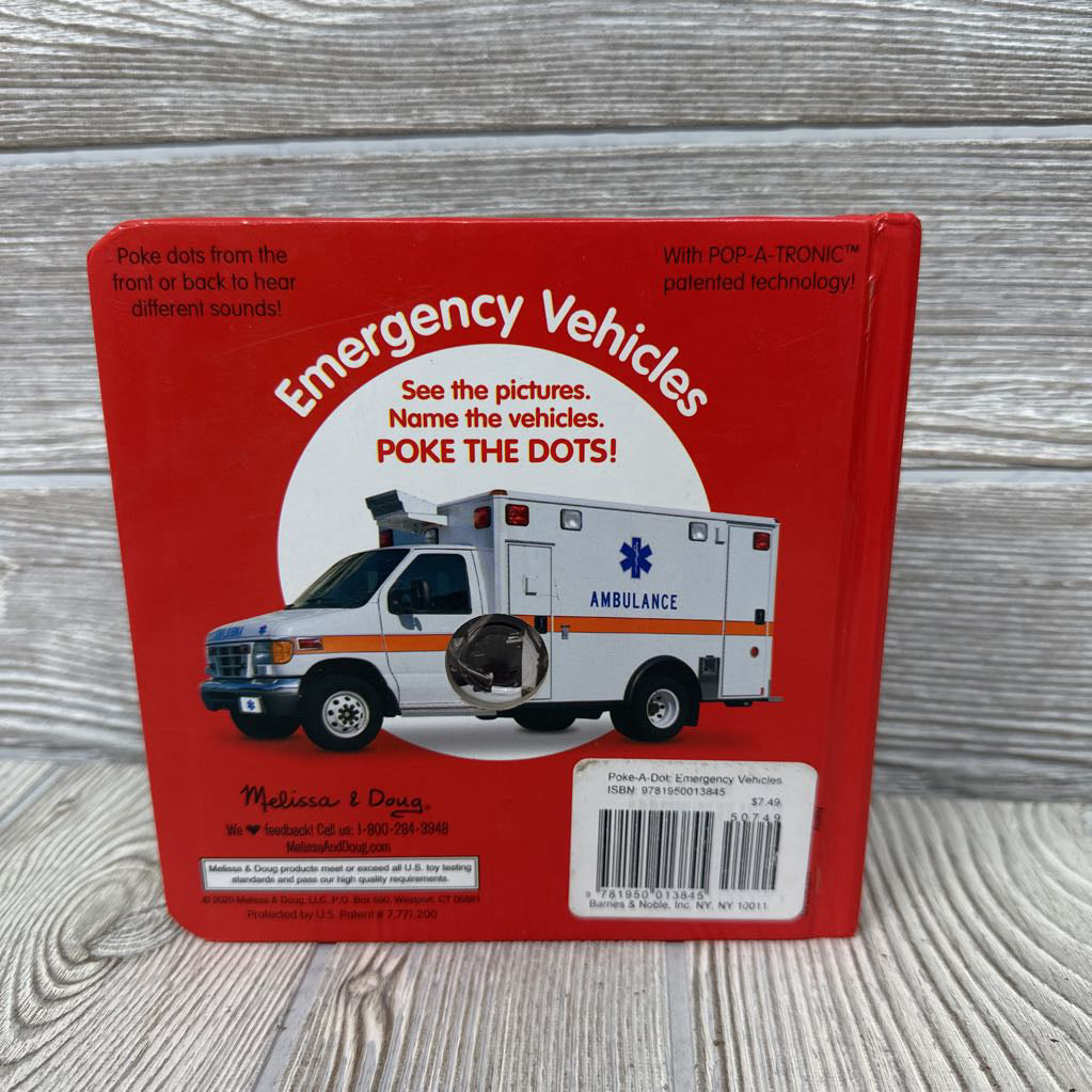 Poke A Dot Emergency Vehicle Board Book